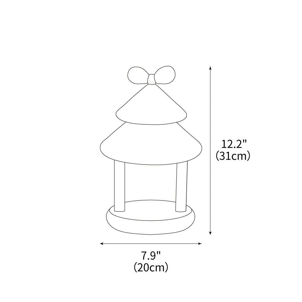 Bow Tie Cone Table Lamp 7.9