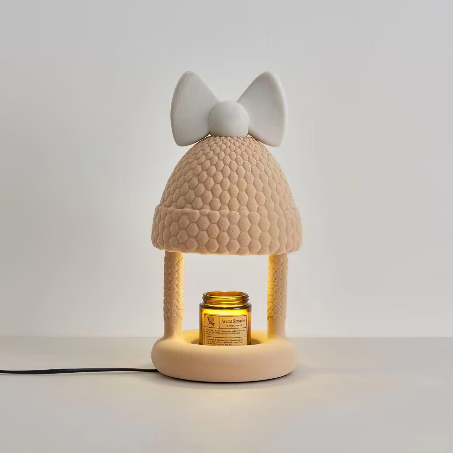Bow Tie Hat Table Lamp 6.9