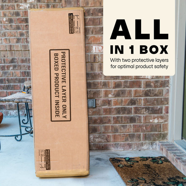 Acacia Sierra Deluxe Wood Platform Bed Frame