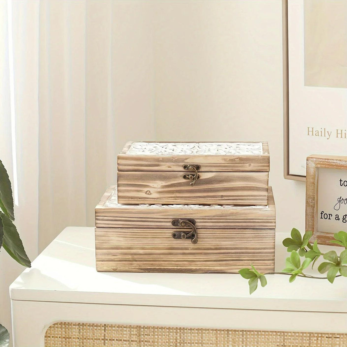 Boxes - Decorative Wooden Set