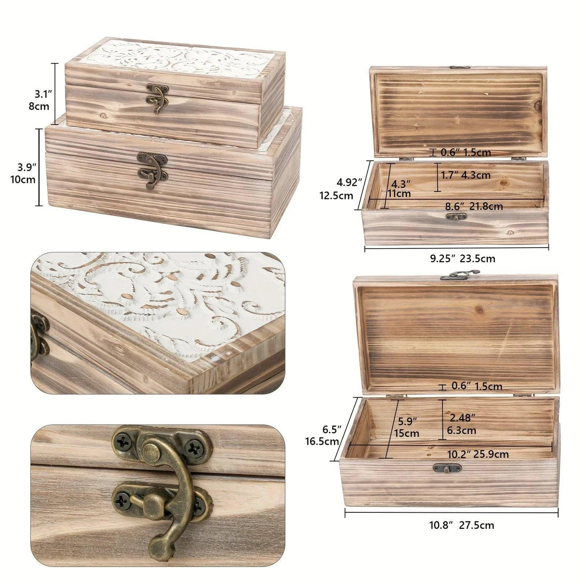Boxes - Decorative Wooden Set