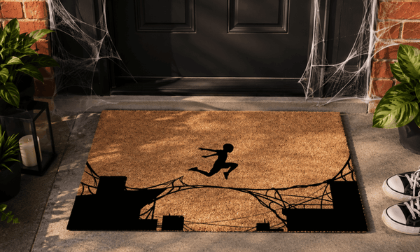 Boy Jumping Coir Mat