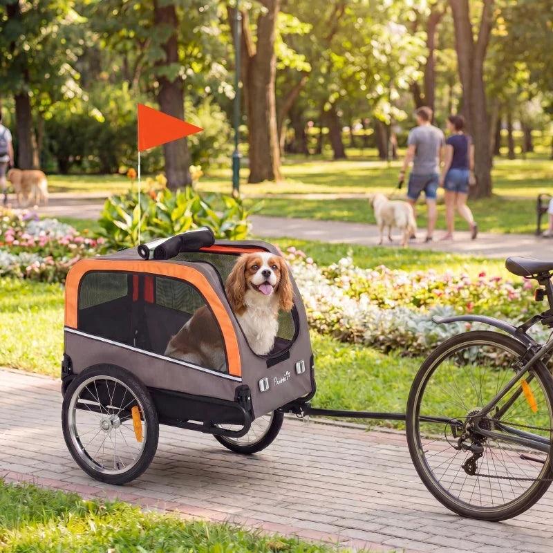 Dog Bike Trailer, Pet Cart Bicycle Carrier with 20