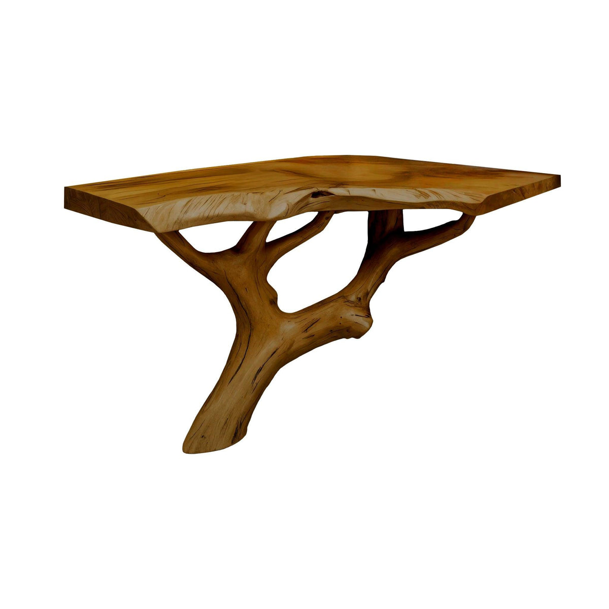 Branchflow Solid Wood Corner Bathroom Vanity