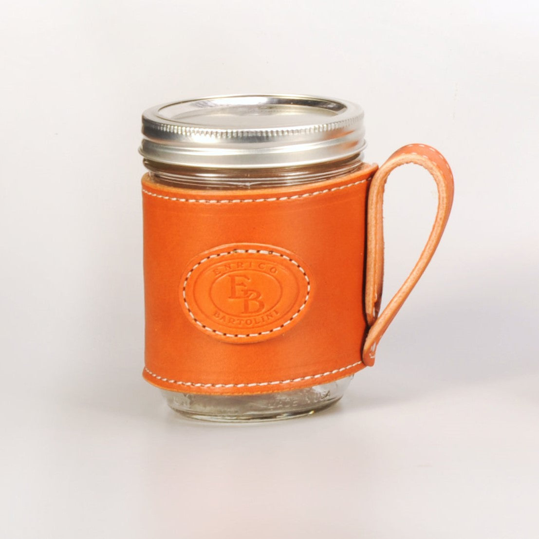 Enrico Bartolini Leather Mason Jars