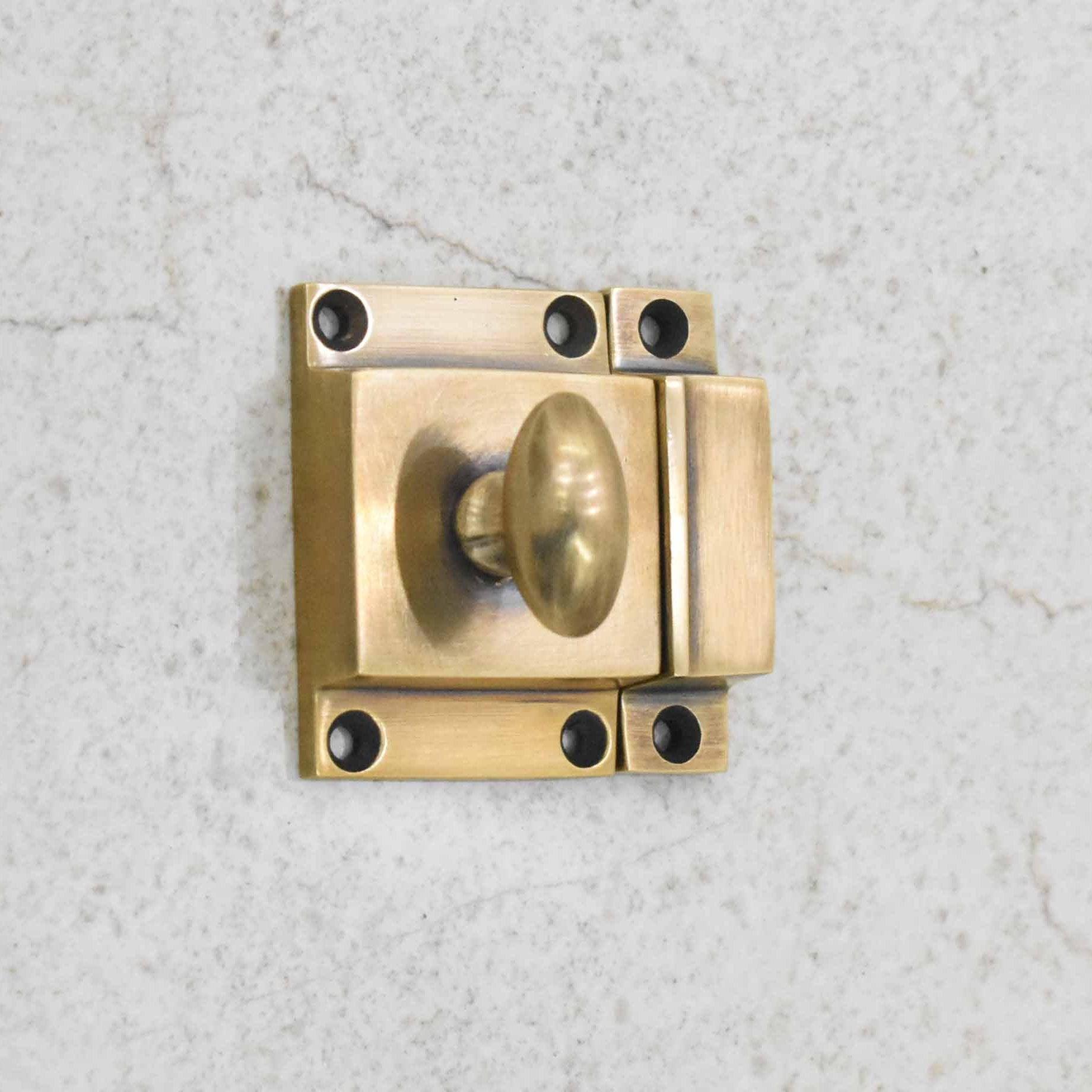 Cabinet Latch - Antique Brass