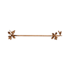 Brass Bird Towel Rack - Antique Brass