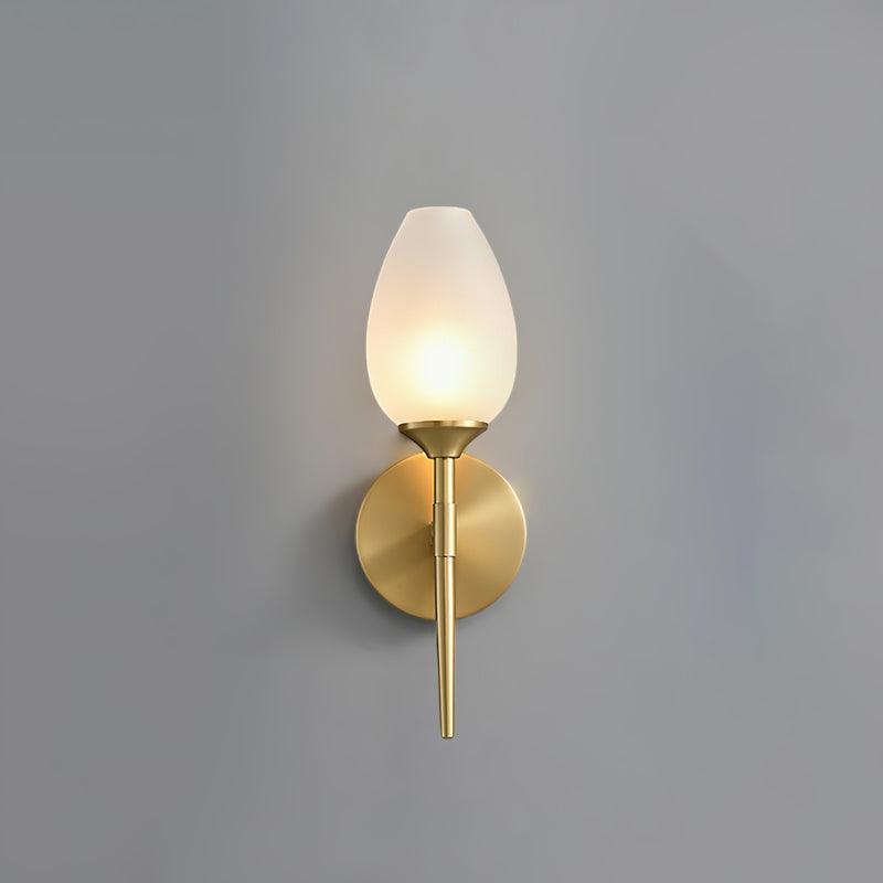 Brass Blossom Wall Light 4.7