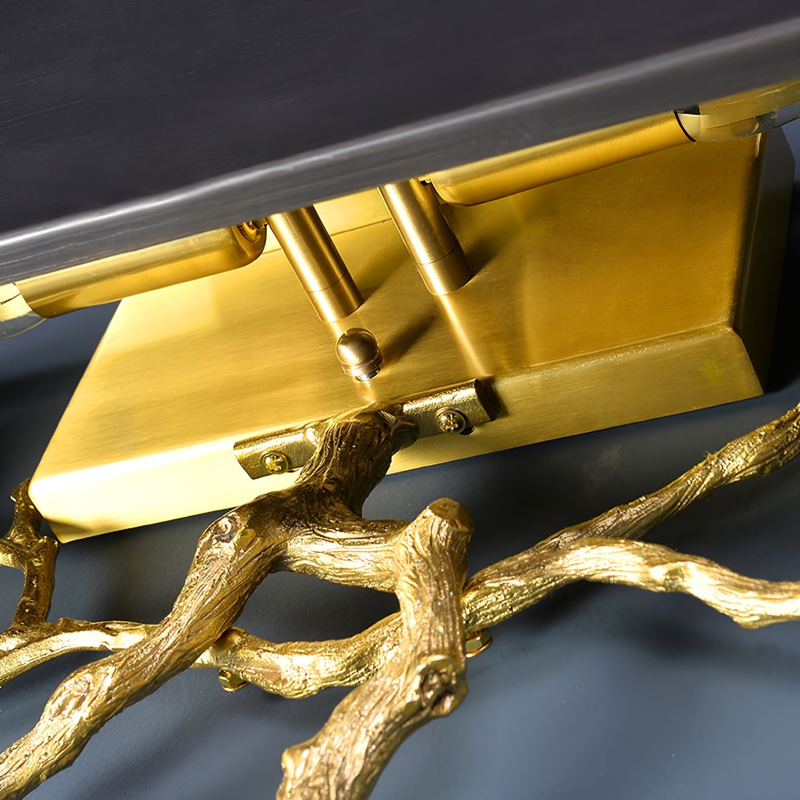 Brass Branch Wall Lamp