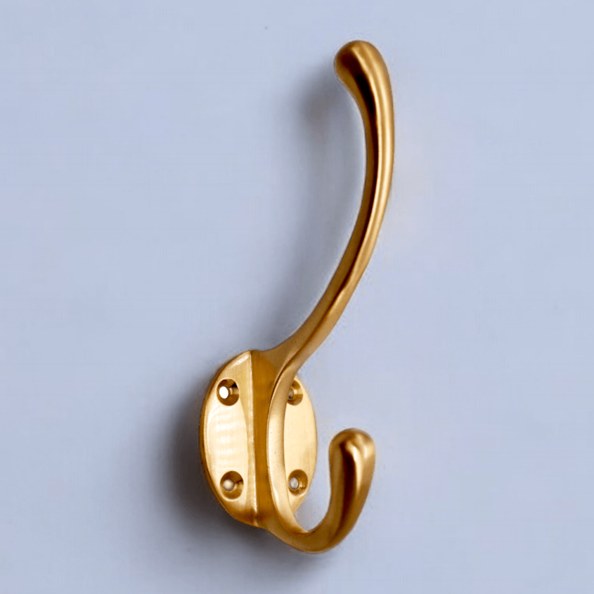 Classic Brass Hat & Coat Hook