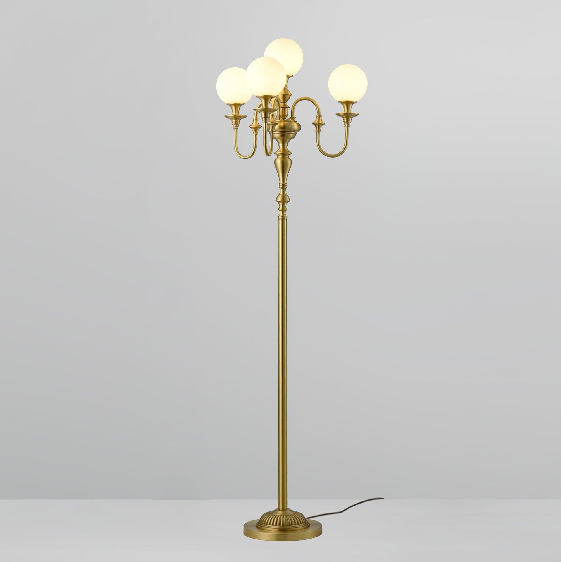Brass Candelabra Floor Lamp 19.7