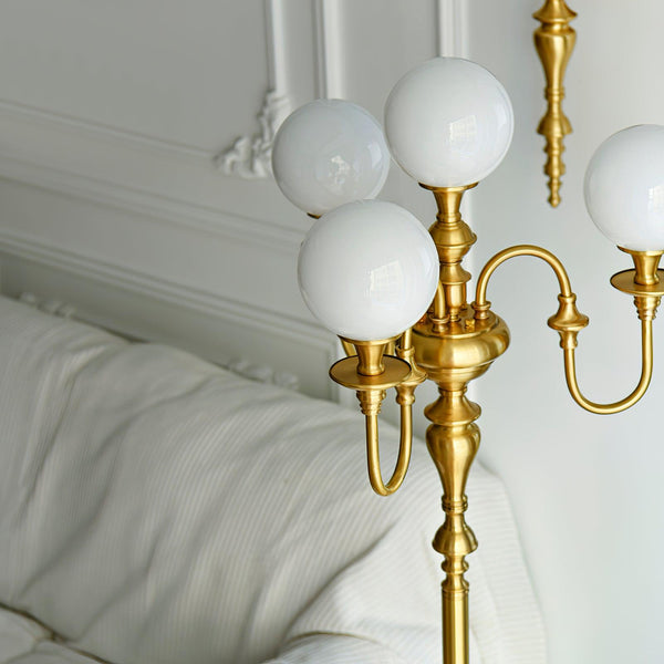 Brass Candelabra Floor Lamp 19.7