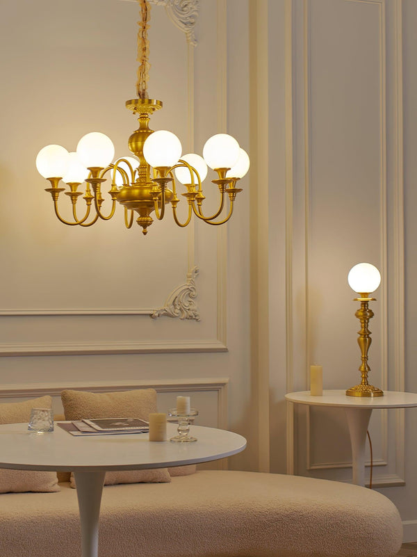 Brass Candelabra Table Lamp