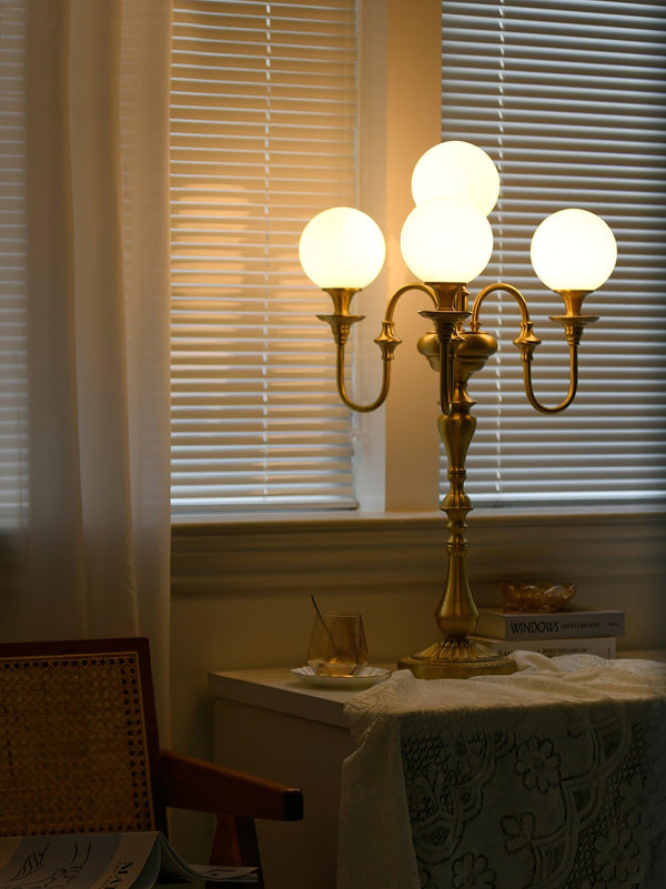 Brass Candelabra Table Lamp