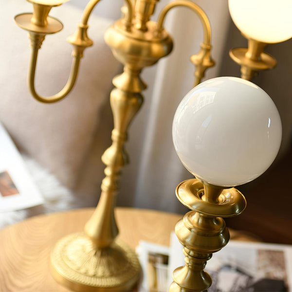 Brass Candelabra Table Lamp