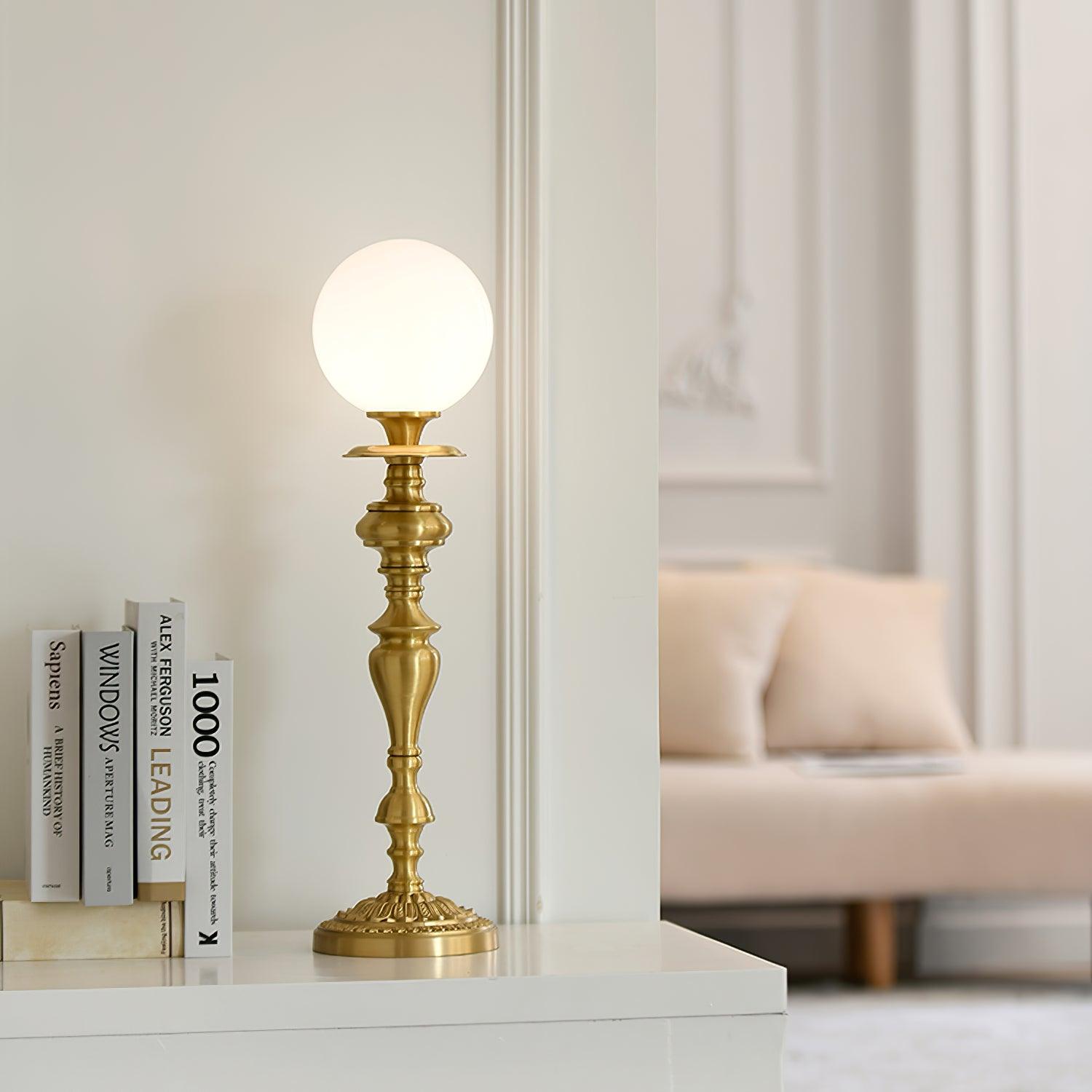 Brass Candelabra Table Lamp