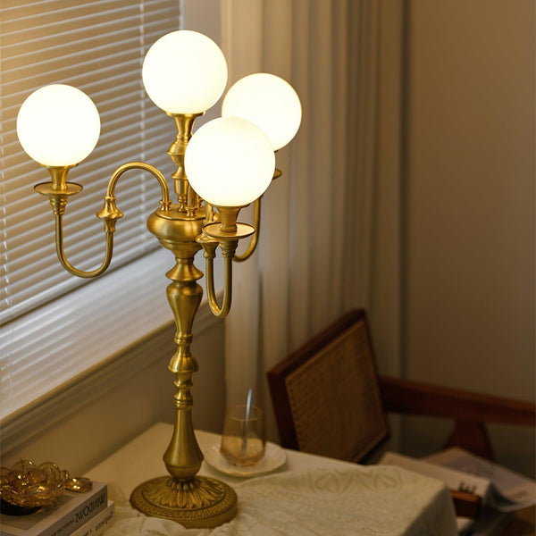 Brass Candelabra Table Lamp