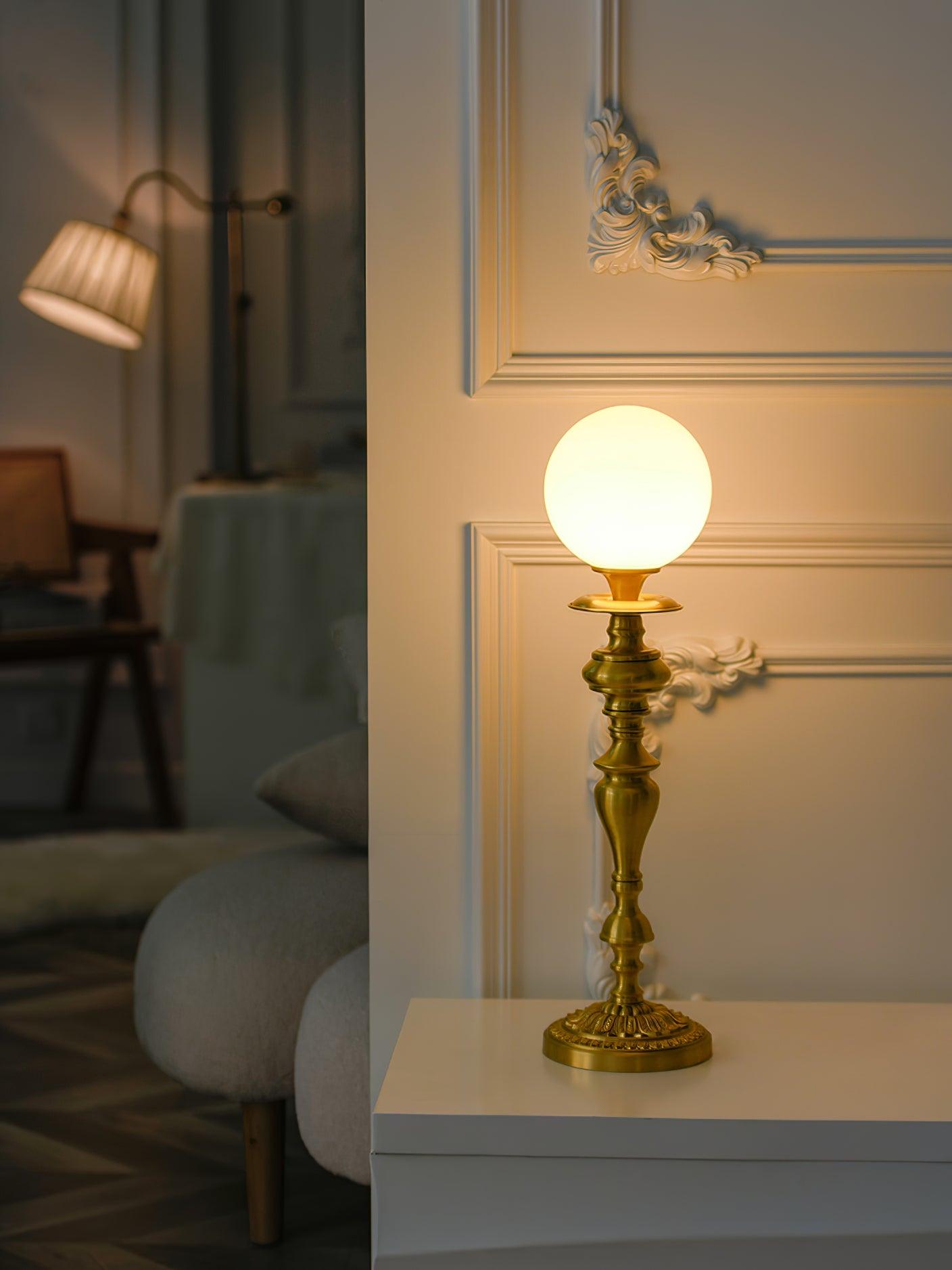 Brass Candelabra Table Lamp