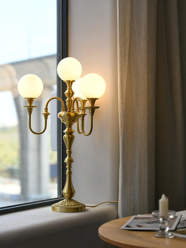 Brass Candelabra Table Lamp