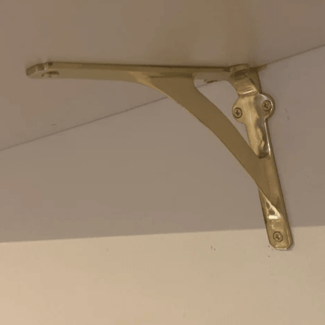 Classic Shelf Bracket - Unlacquered Brass Polished