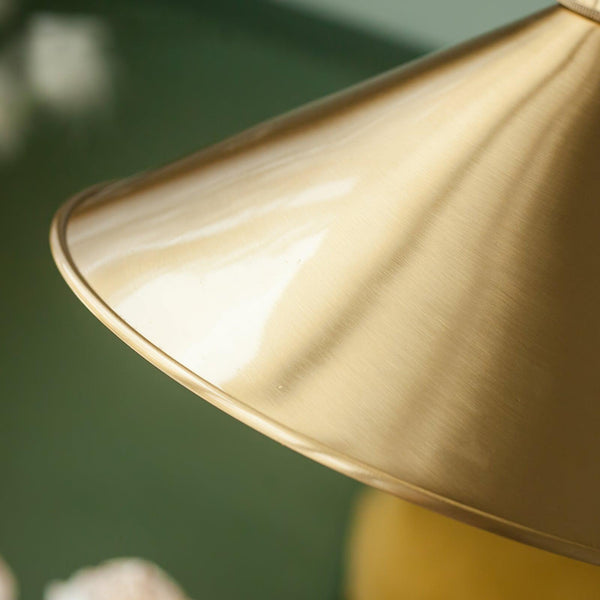 Brass Cone Pendant Light 9.4