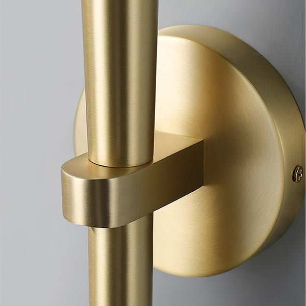 Brass Cone Wall Lamp