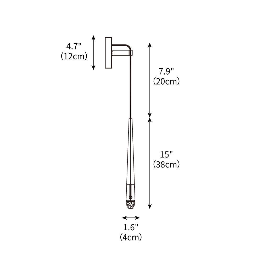 Brass Cone Wall Lamp