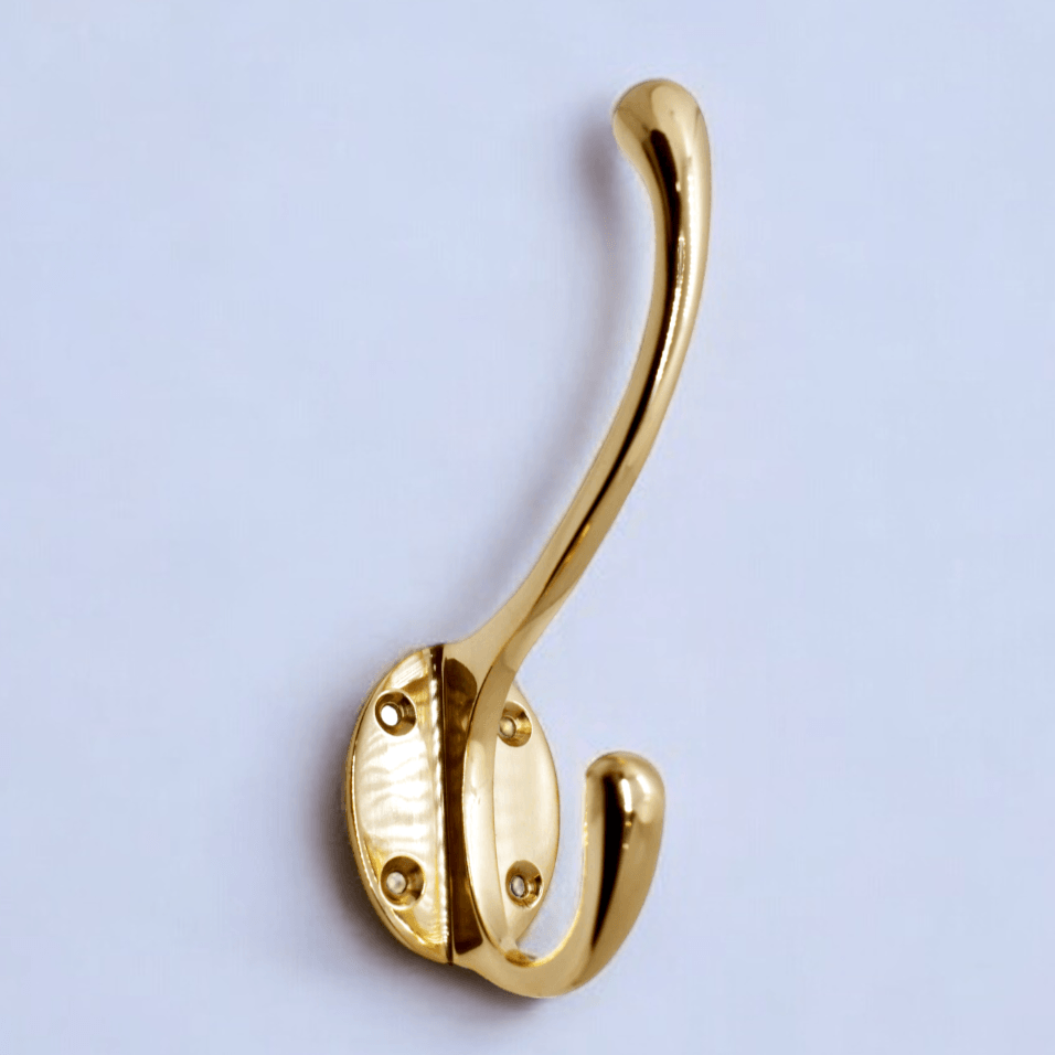 Classic Brass Hat & Coat Hook