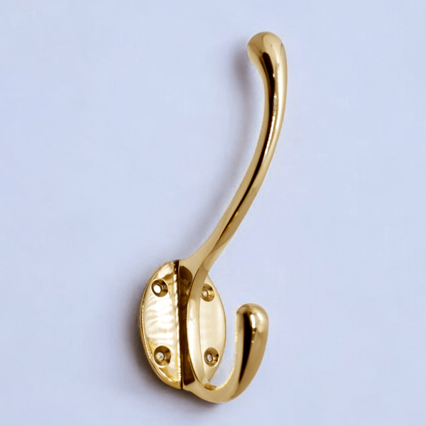 Classic Brass Hat & Coat Hook