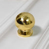 Brass Ball Knob - Unlacquered Polished Brass
