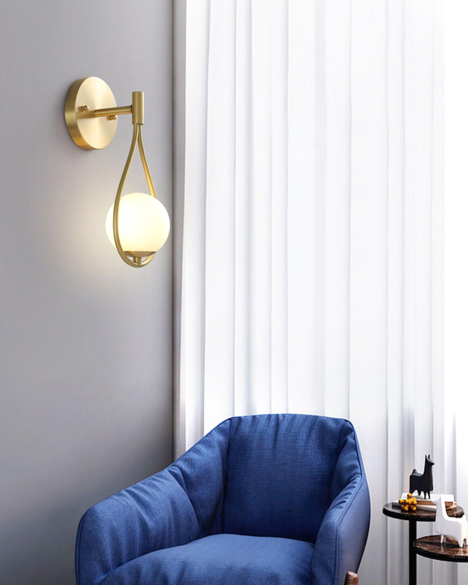 Brass Vanity Wall Lamp 5.3
