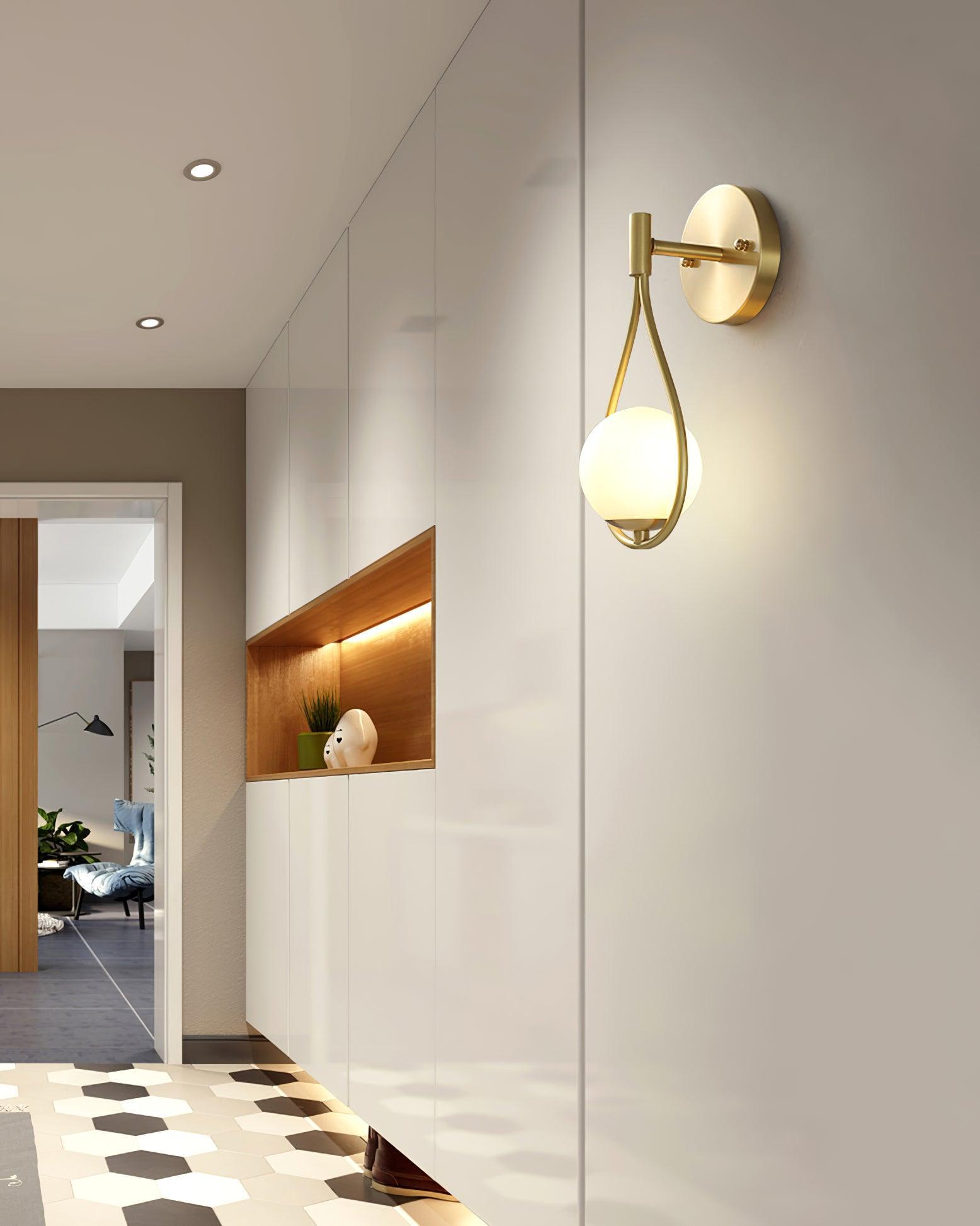 Brass Vanity Wall Lamp 5.3
