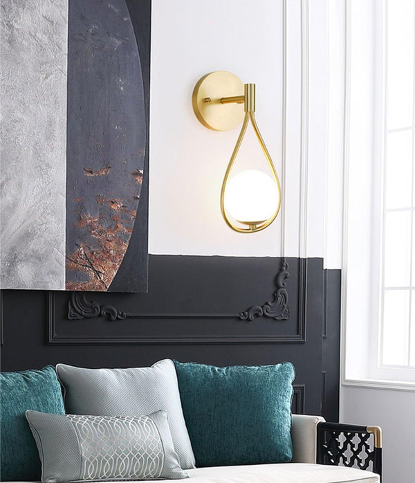 Brass Vanity Wall Lamp 5.3