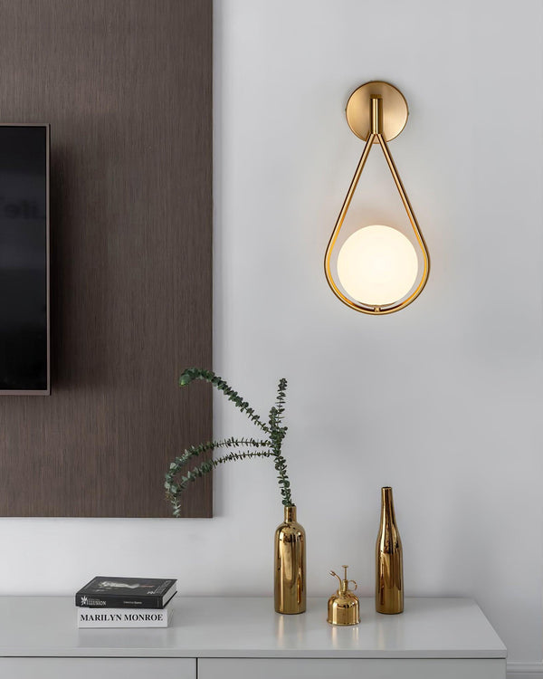 Brass Vanity Wall Lamp 5.3
