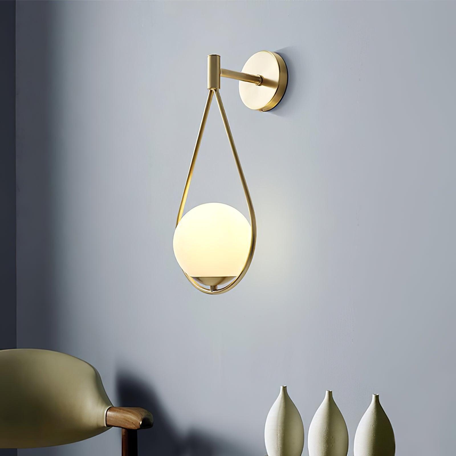 Brass Vanity Wall Lamp 5.3