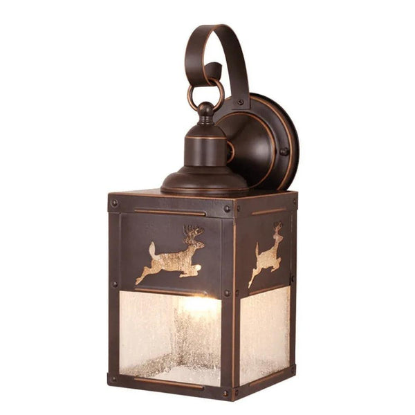 Bronze Deer Outdoor Wall Lantern - Gifts for You 'n Me