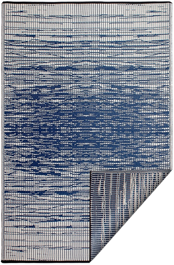 Brooklyn - Blue Outdoor Rug for Patio
