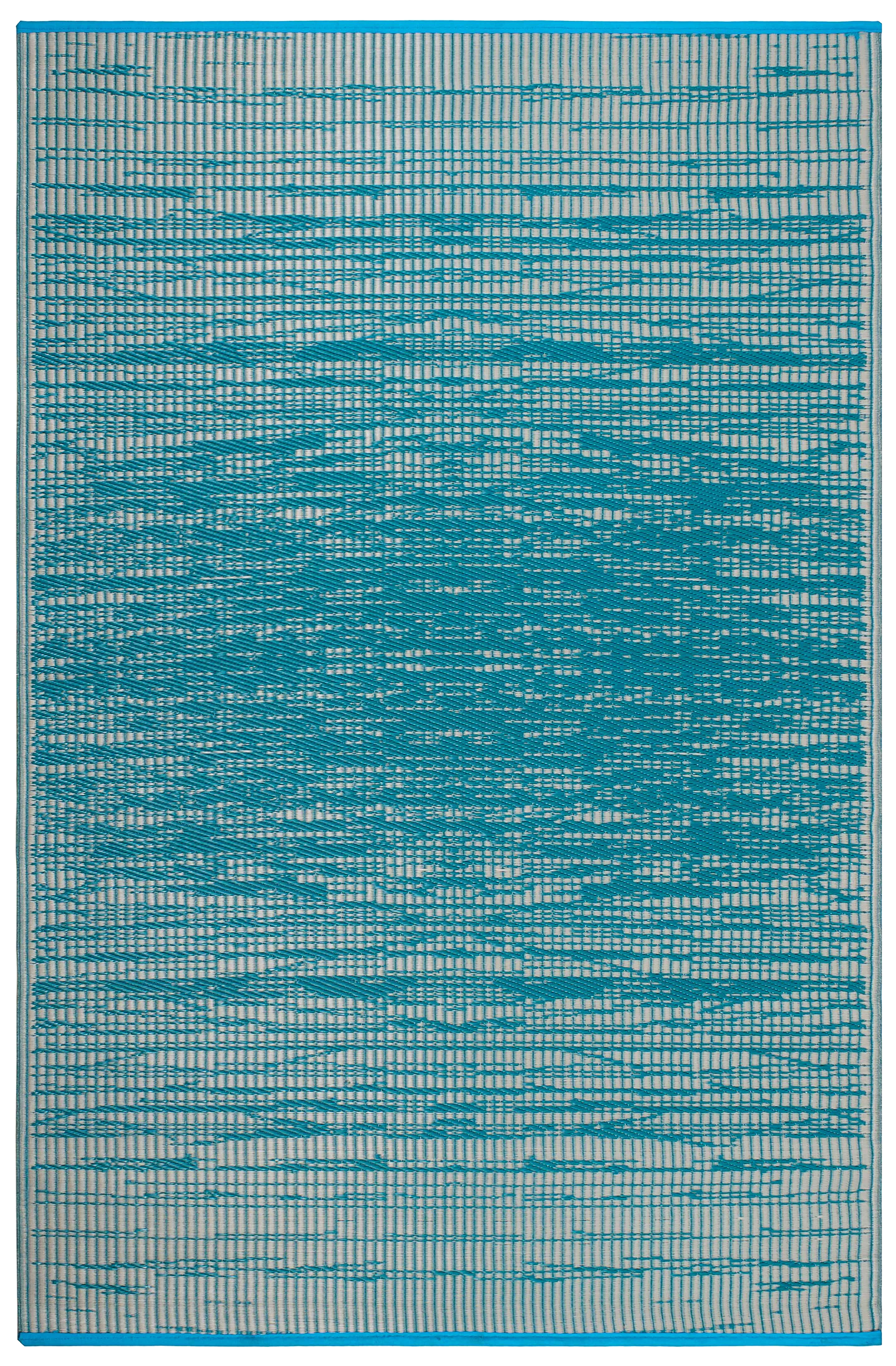 Brooklyn - Teal Outdoor Rug for Patio FINAL SALE