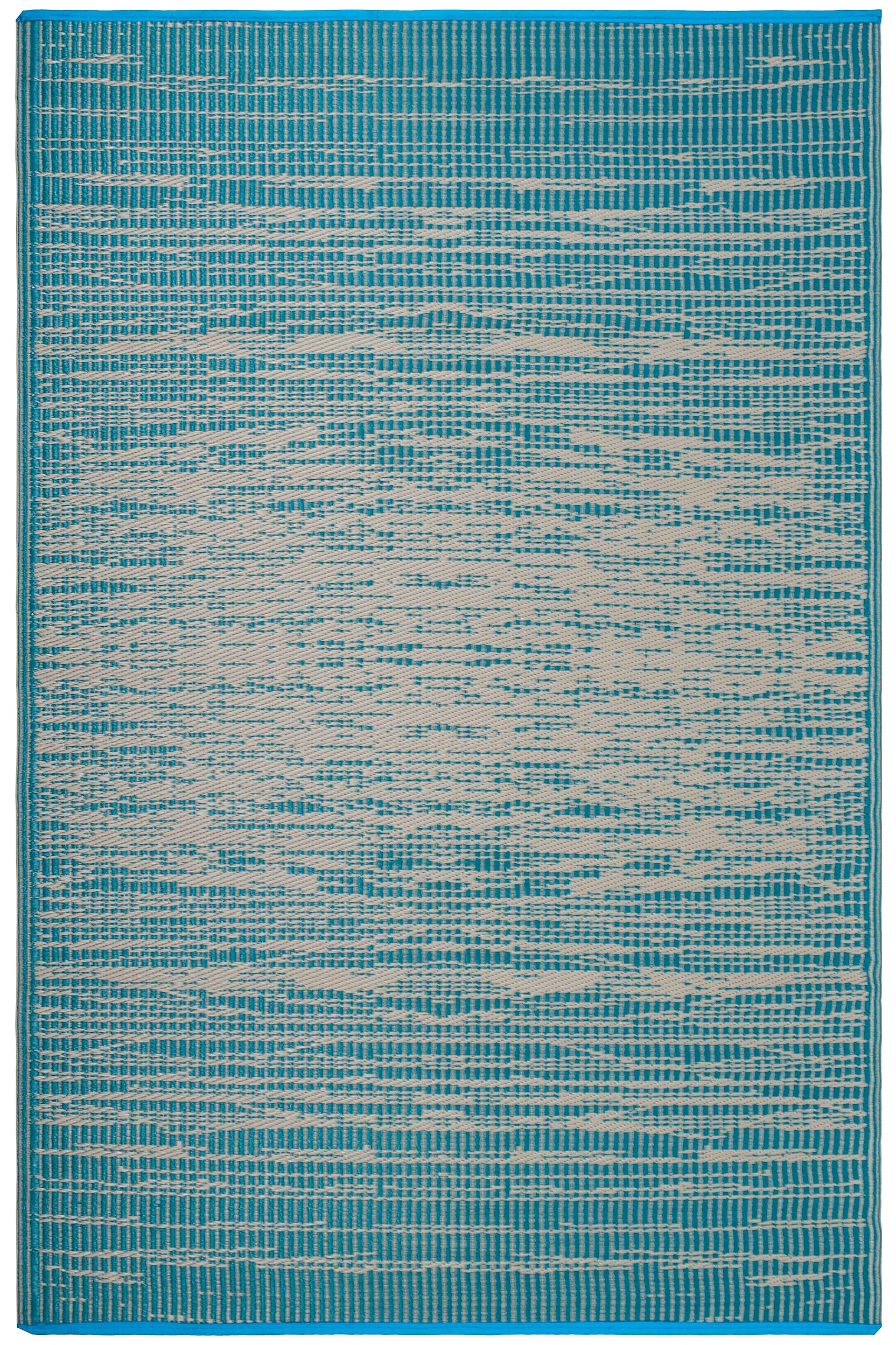 Brooklyn - Teal Outdoor Rug for Patio FINAL SALE