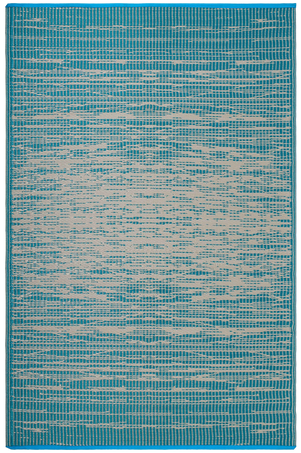 Brooklyn - Teal Outdoor Rug for Patio FINAL SALE