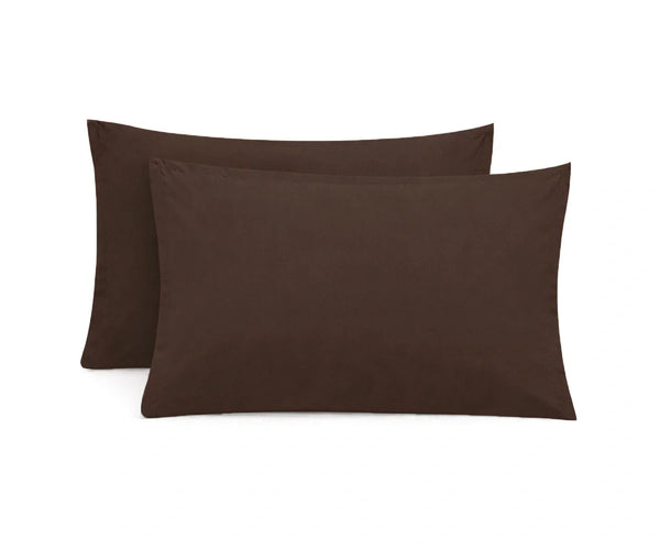 100% Cotton Sateen Pillowcases - Set of 2