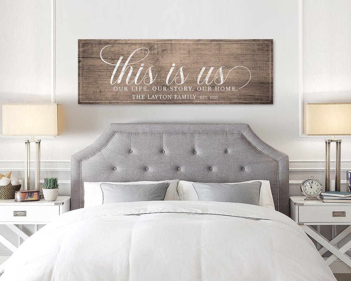 This Is Us Wall Art – Our Life, Our Story, Our Home