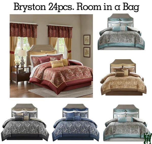 Brystol 24 Piece Room in a Bag by Madison Park Essentials - Gifts for You 'n Me