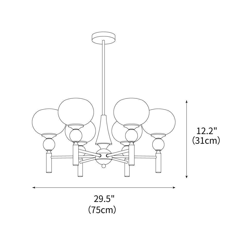 Bubbly Orb Chandelier