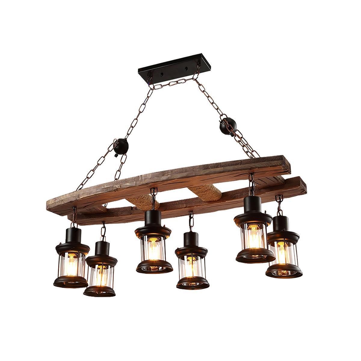 Bucher 6 - Light Kitchen Island Geometric Chandelier 31.5