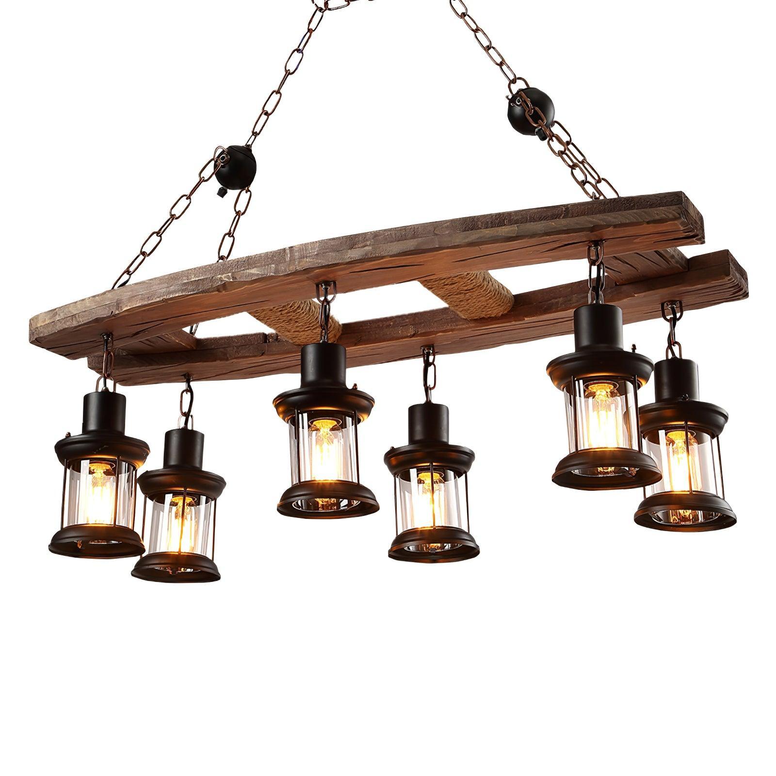Bucher 6 - Light Kitchen Island Geometric Chandelier 31.5