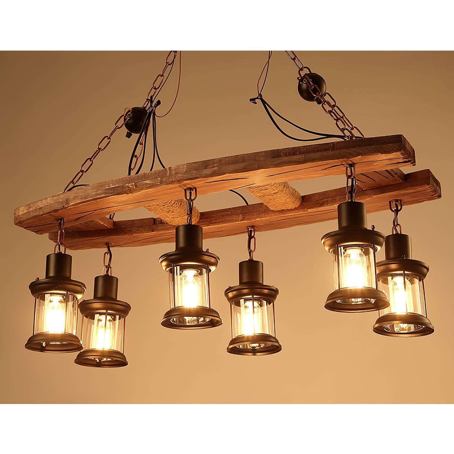 Bucher 6 - Light Kitchen Island Geometric Chandelier 31.5