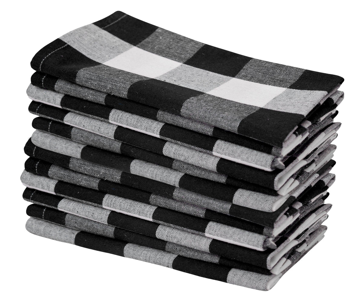 Cotton Napkins - Plaid Cloth Napkins