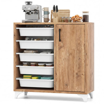 Buffet Cabinet Sideboard with Storage and Removable Drawers
