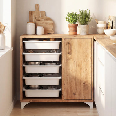Buffet Cabinet Sideboard with Storage and Removable Drawers